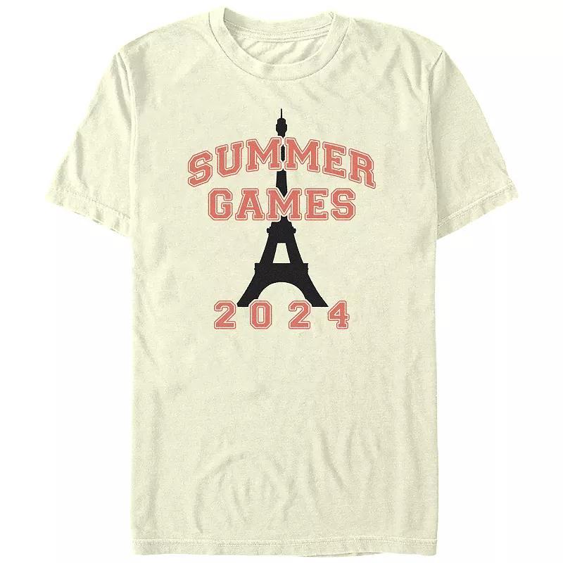 Men's Summer Games 2024 Graphic Tee, Size: XL, Natural Product Image