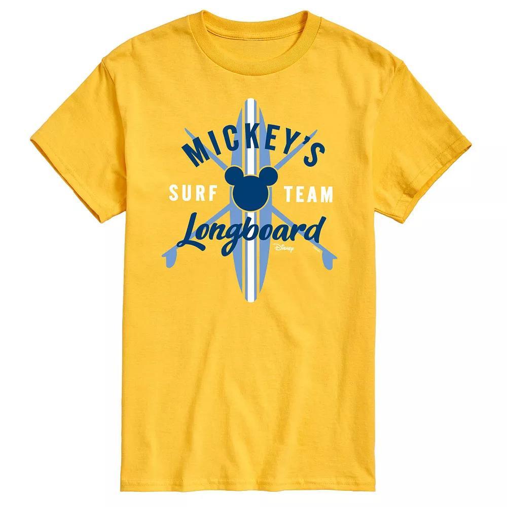 Disney's Mickey Mouse Men's "Mickey's Surf Team Longboard" Graphic Tee,  Product Image
