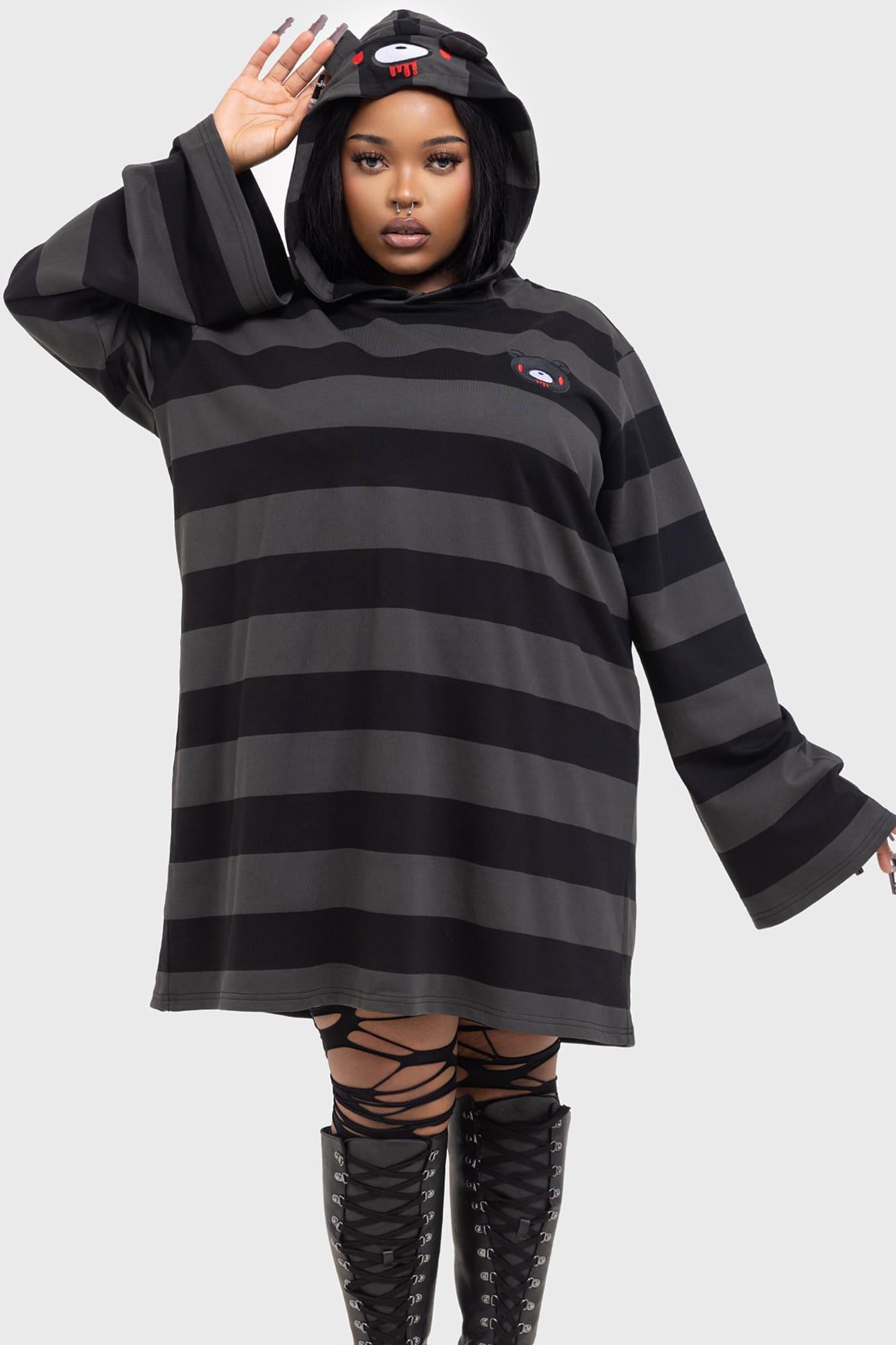 Harajuku Hooded Dress Female Product Image