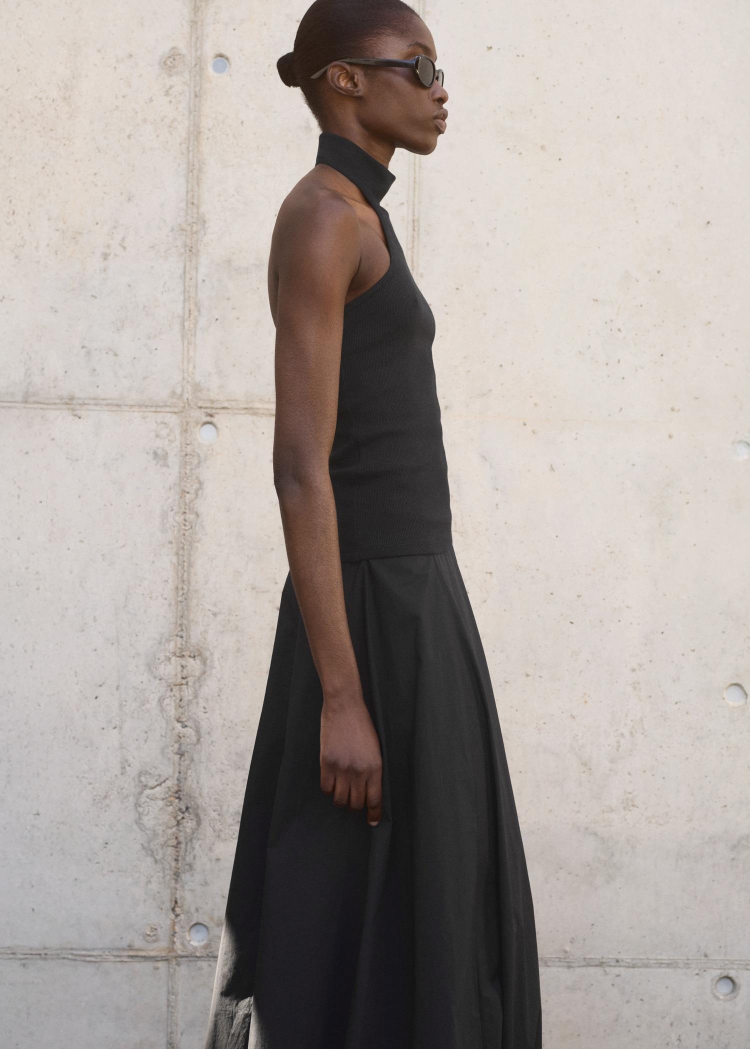 Knit halter top - Women | MANGO USA Product Image