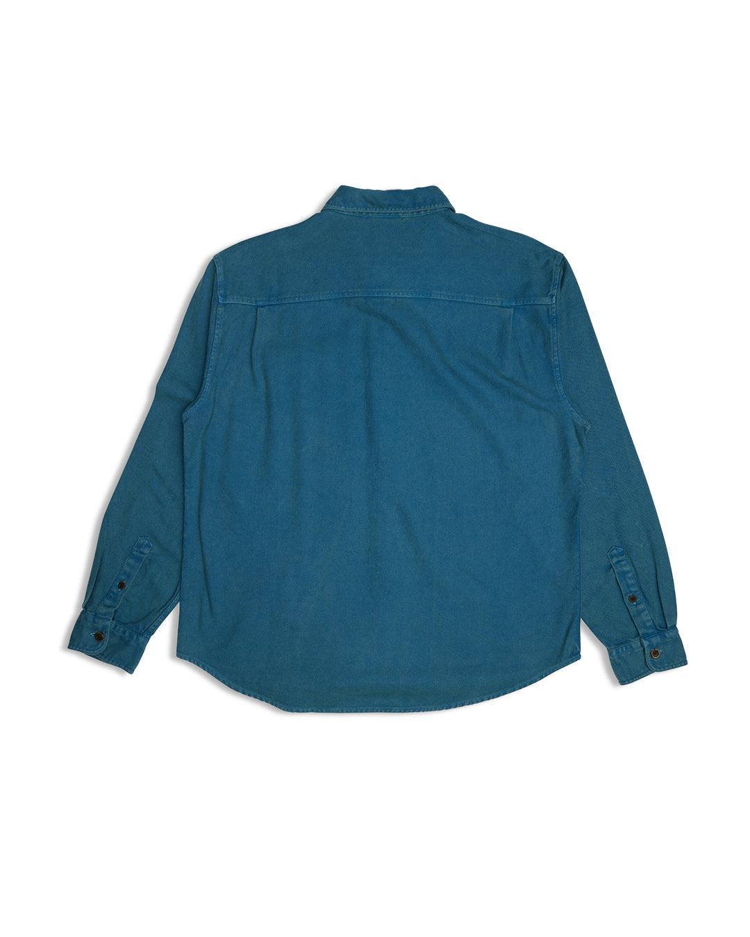 Keon Flannel Shirt - Moroccan Blue Product Image