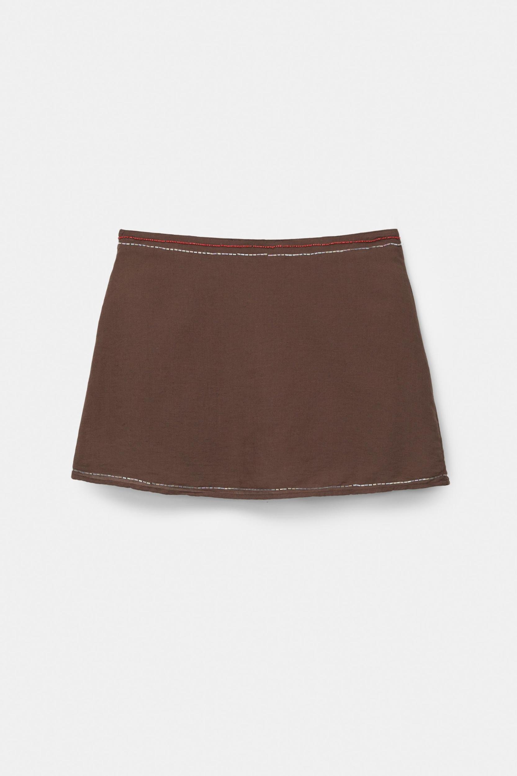 Beaded mini skirt Product Image