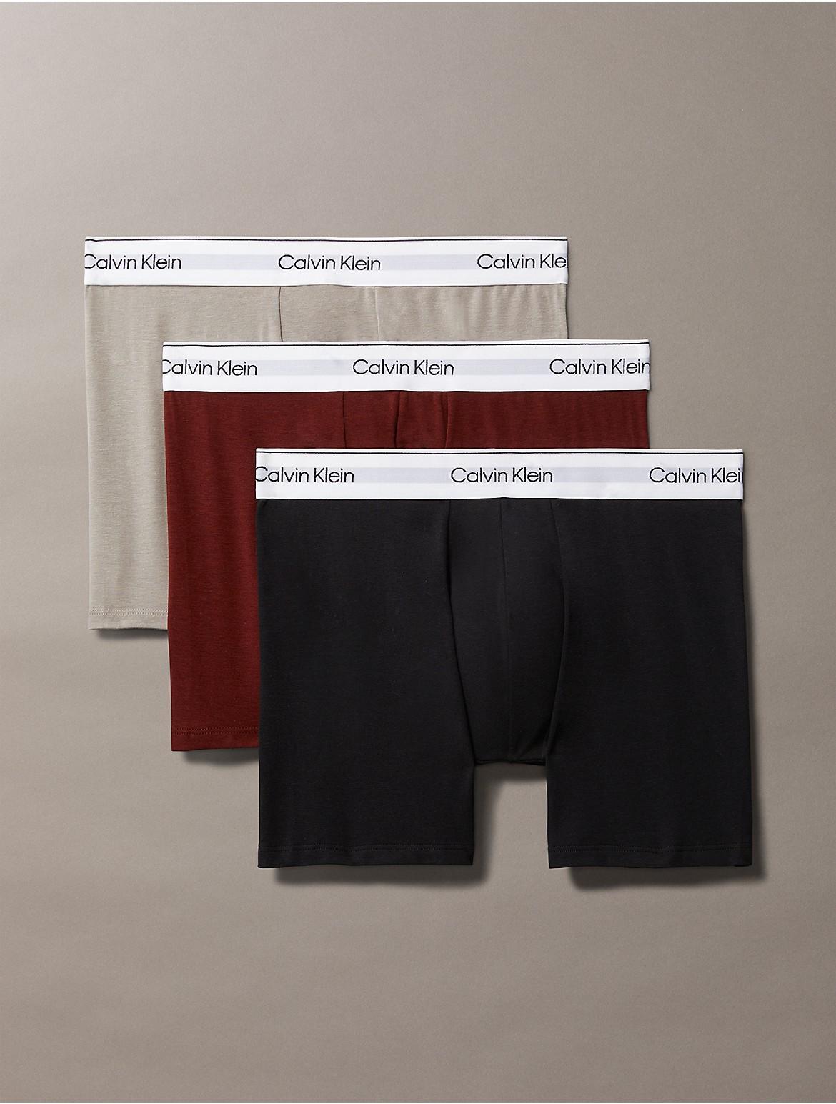 Calvin Klein Mens Icon Cotton Stretch 3-Pack Boxer Brief - Multi - S Product Image