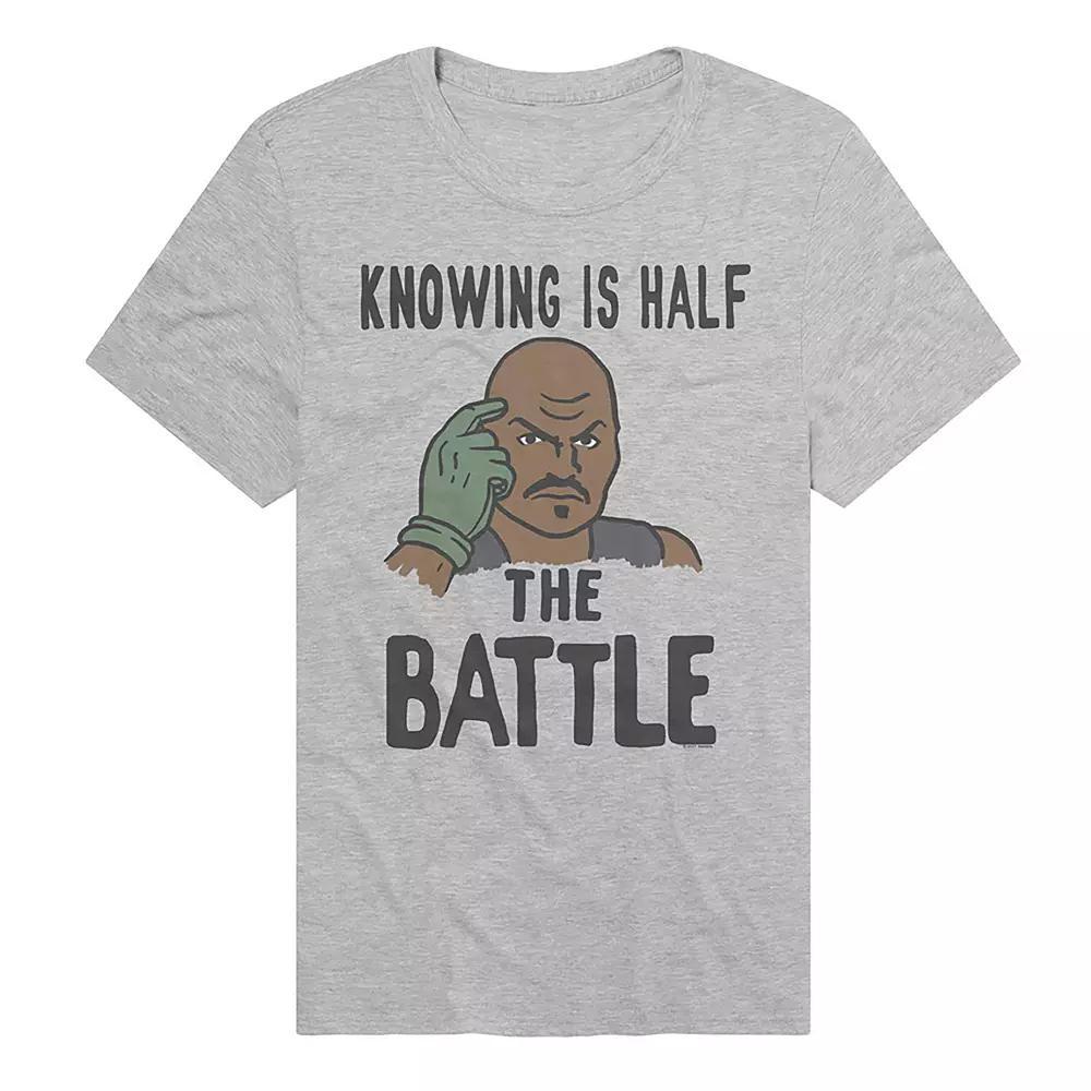 Men's GI Joe Knowing Is Half the Battle T-Shirt, Size: Small, Athletic Grey Product Image