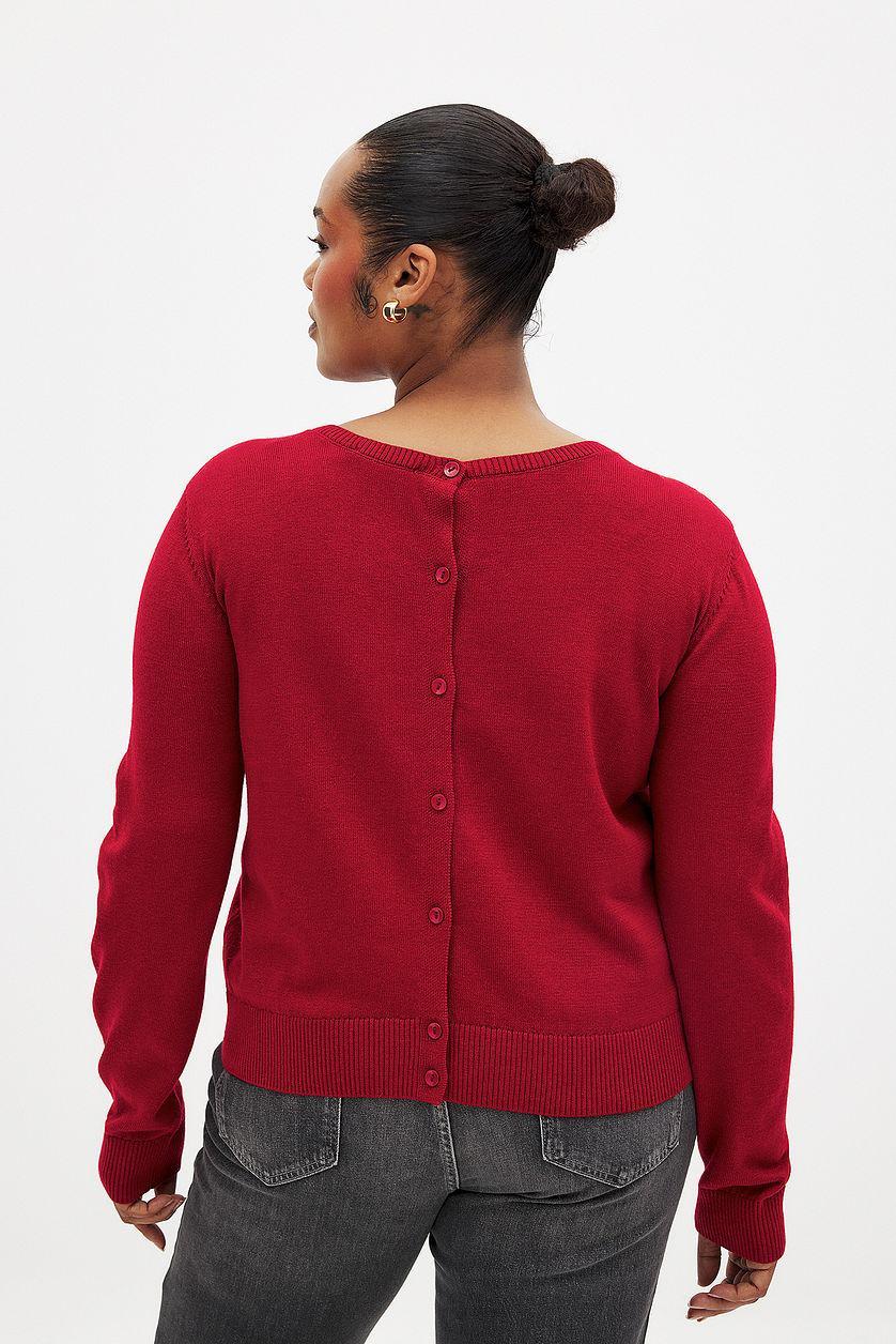 Knitted Button Detail Cardigan Product Image