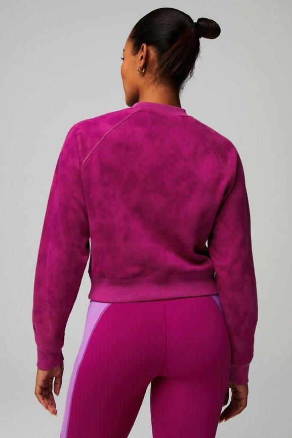 Cozy Fleece Raglan Sweatshirt Product Image