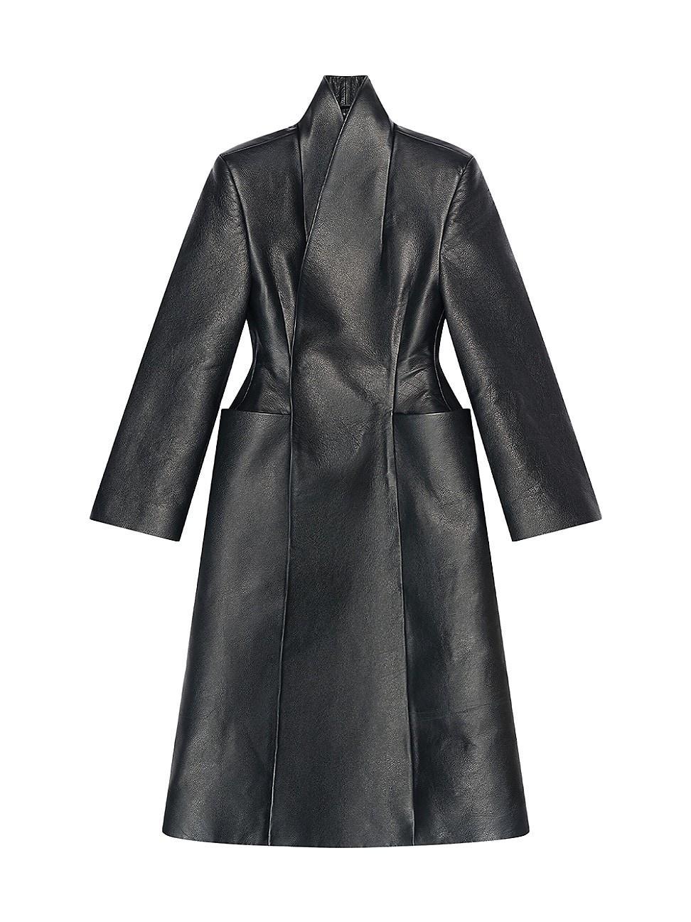 Womens Flare Hourglass Coat Product Image