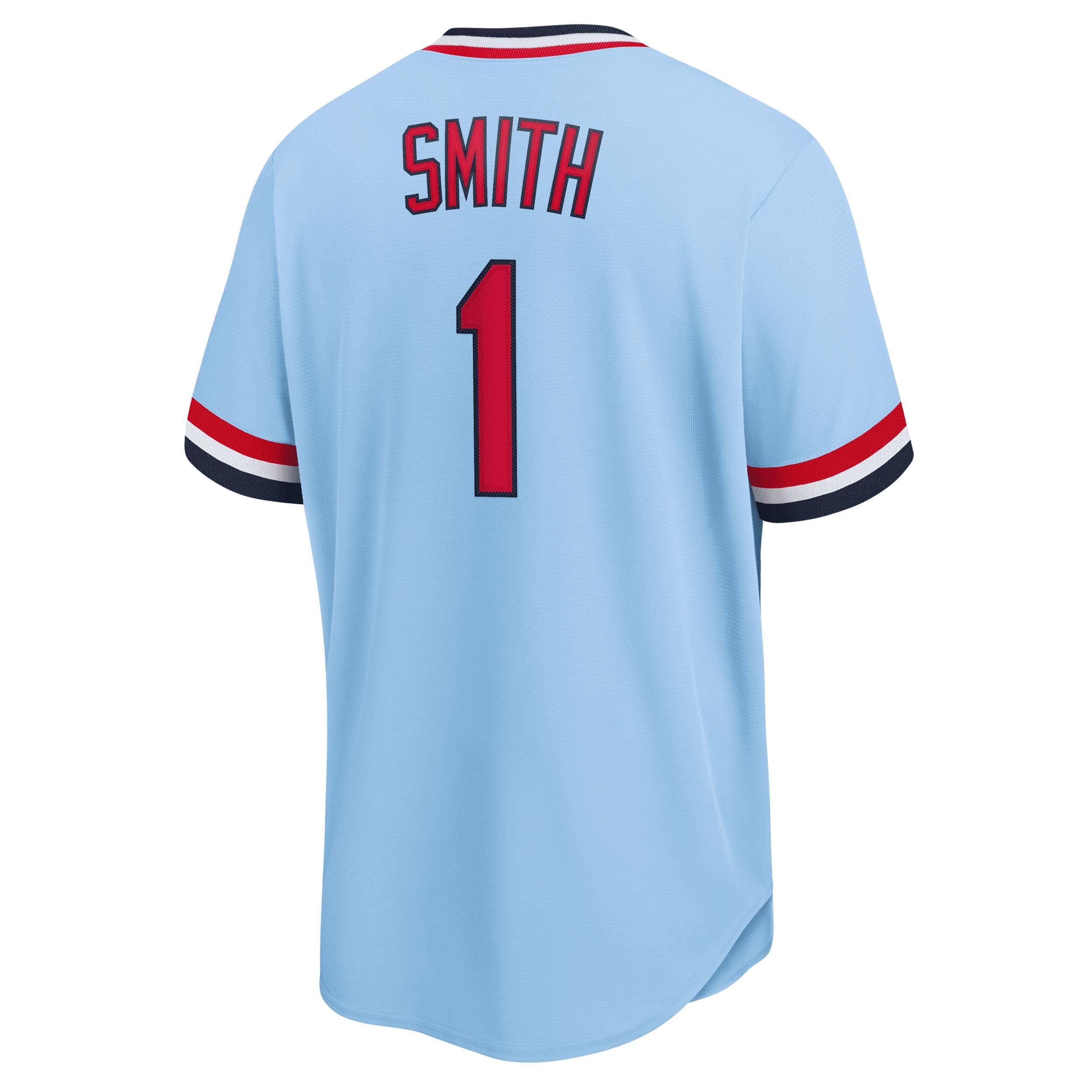 Nike Mens MLB St. Louis Cardinals (Ozzie Smith) Cooperstown Baseball Jersey | C267UCP-OS1 Product Image