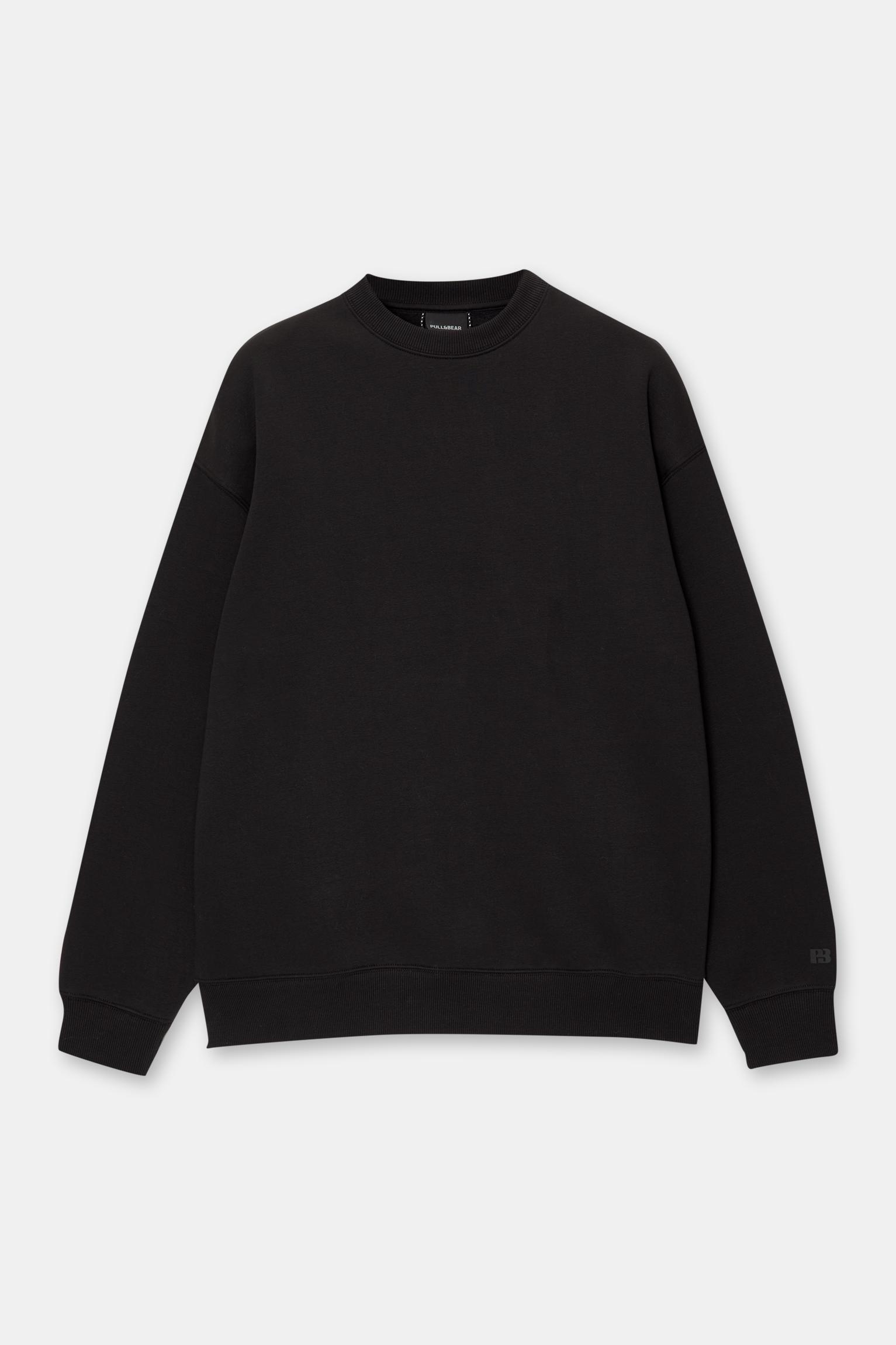 Basic crew neck sweatshirt Product Image