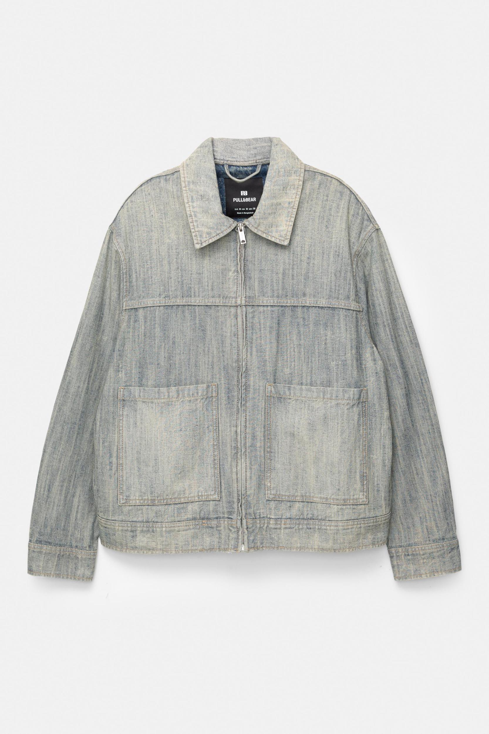 Washed denim jacket Product Image