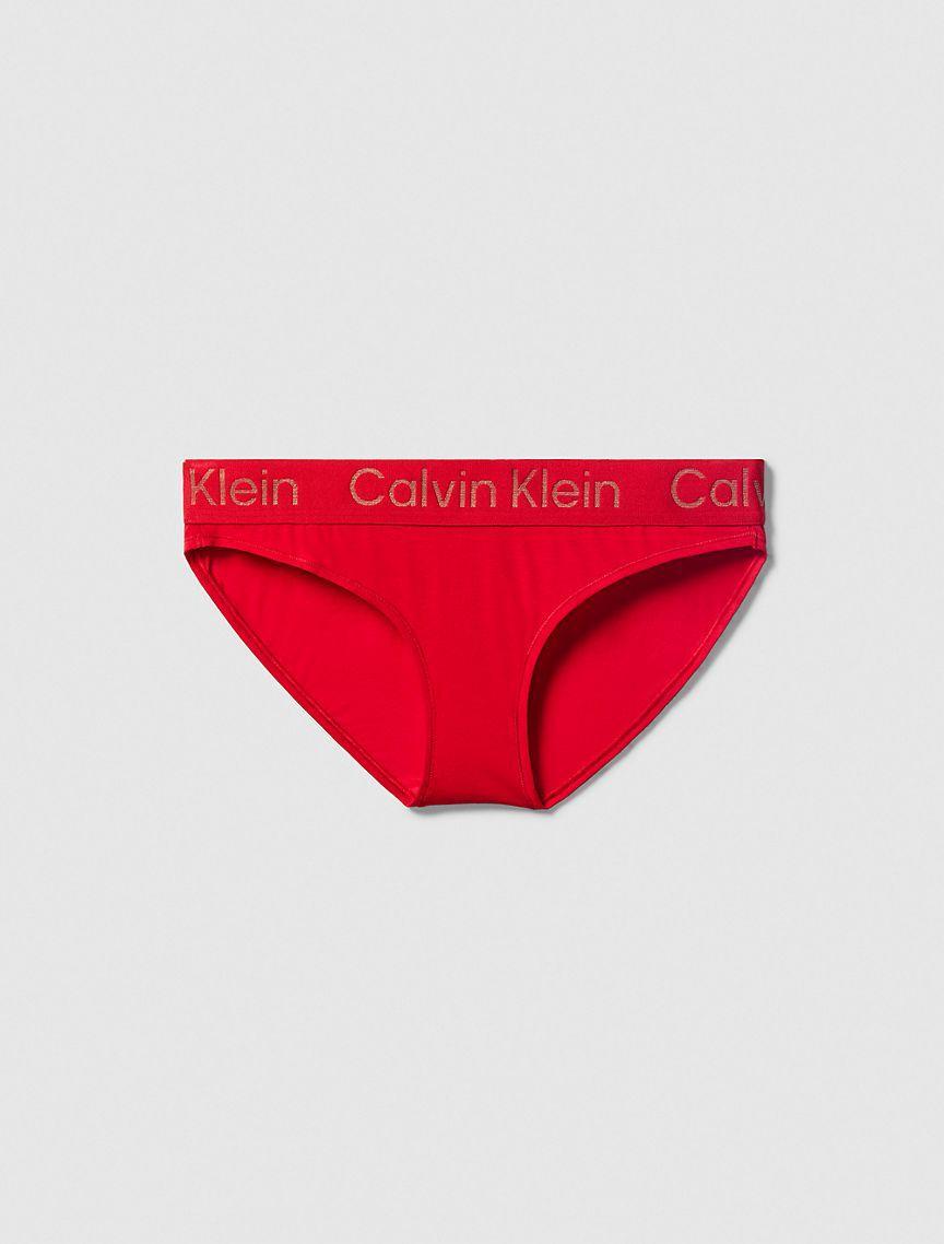 Calvin Klein Womens Icon Cotton Modal Bikini - Black - L Product Image