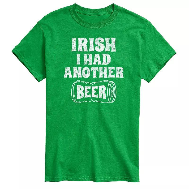 Men's Irish I Had Another Beer Tee, Size: XL, Green Product Image