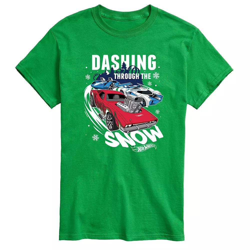 Men's Hot Wheels Dashing Snow Tee,  Product Image