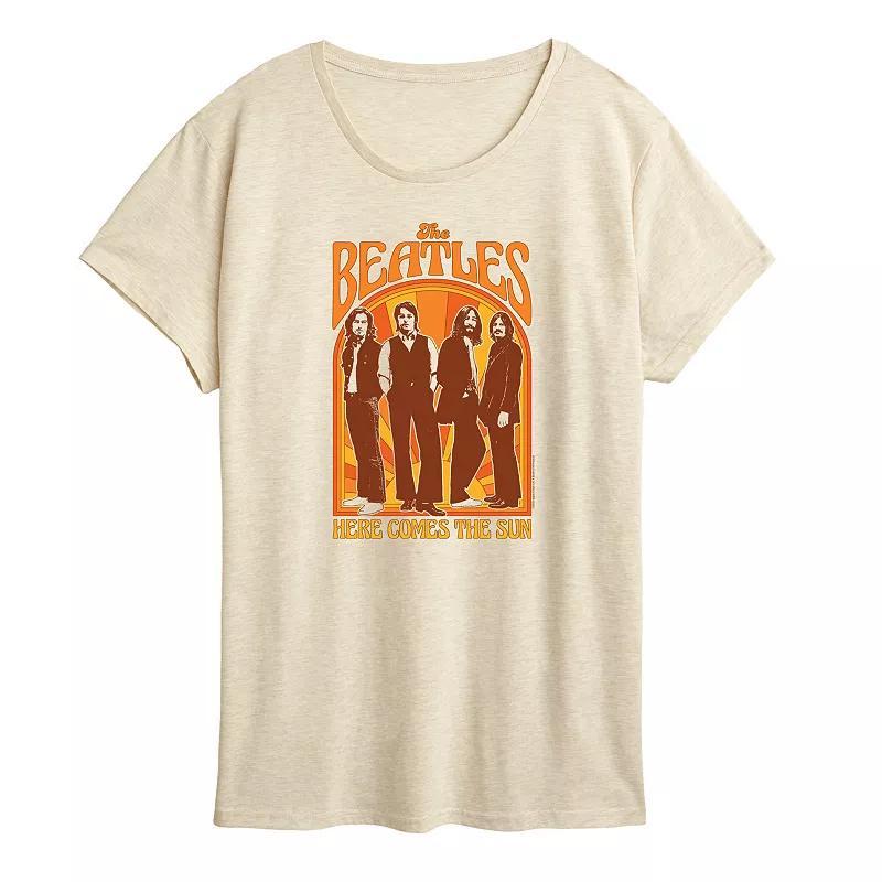 Womens The Beatles Here Comes The Sun Graphic Tee Product Image