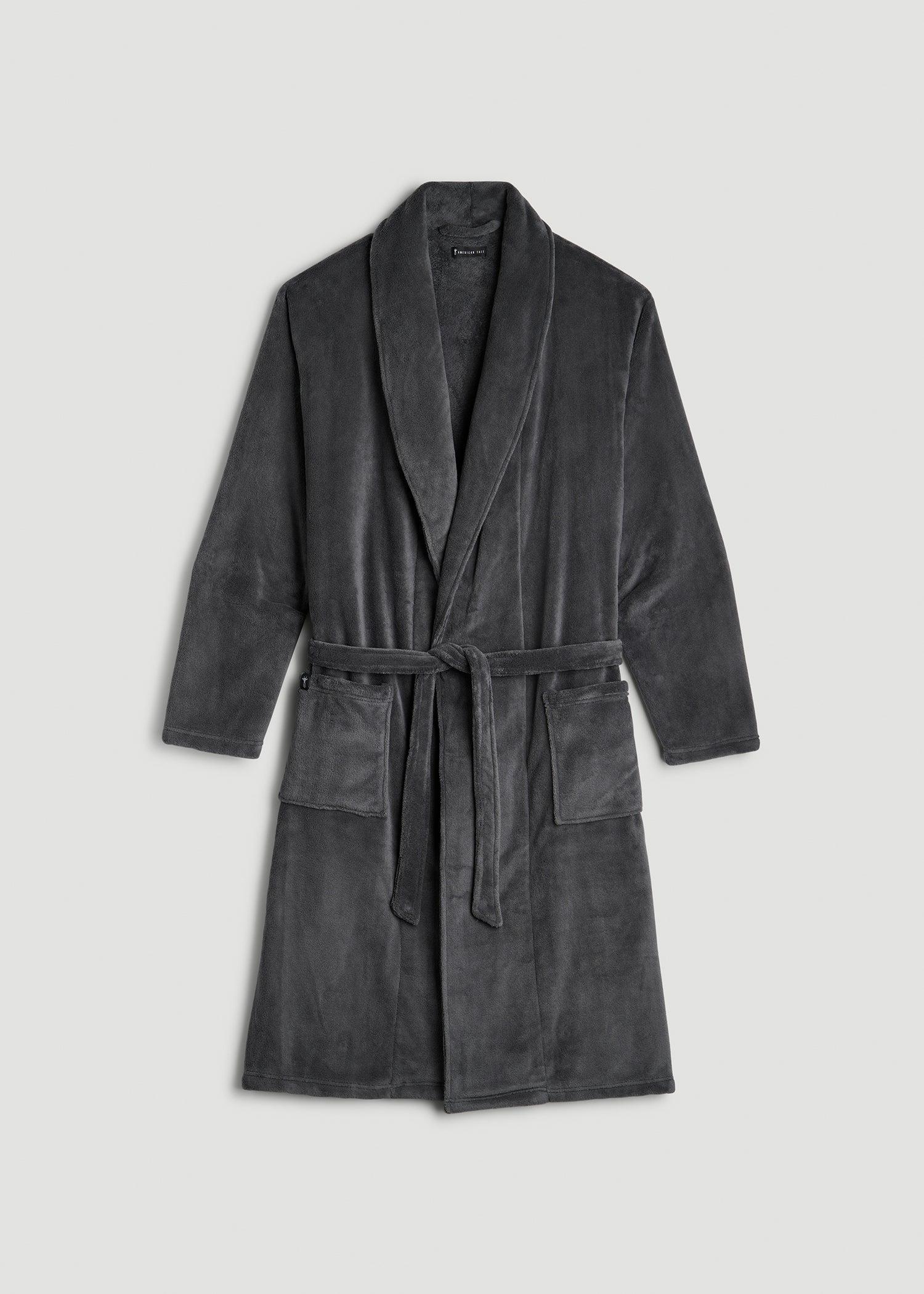 Robe for Tall Men in Charcoal Male Product Image