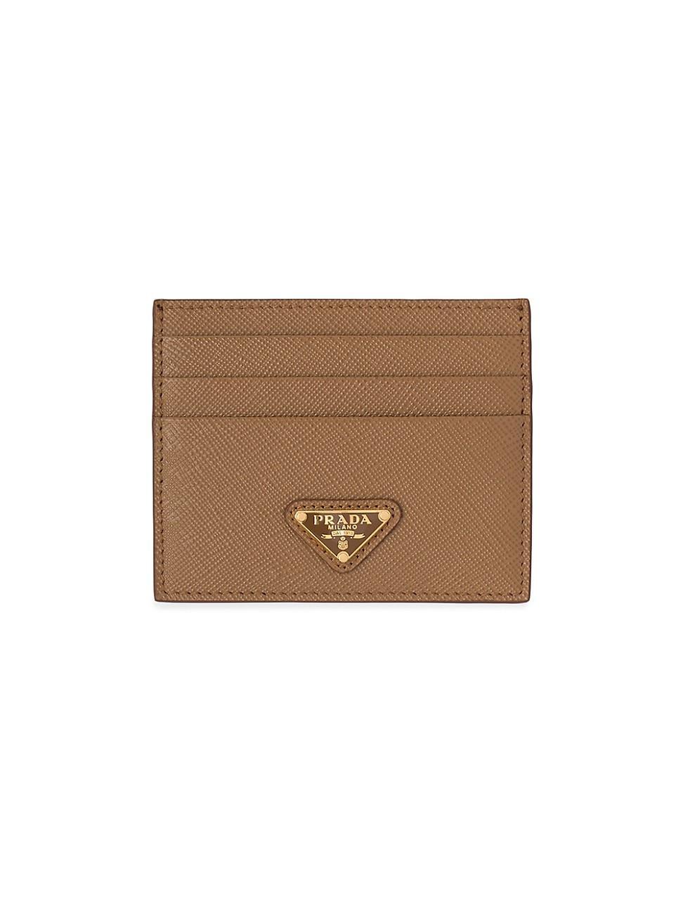 Womens Saffiano Leather Card Holder Product Image