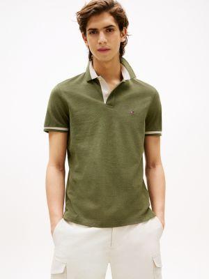 Regular Fit Two-Tone Collar Polo Product Image