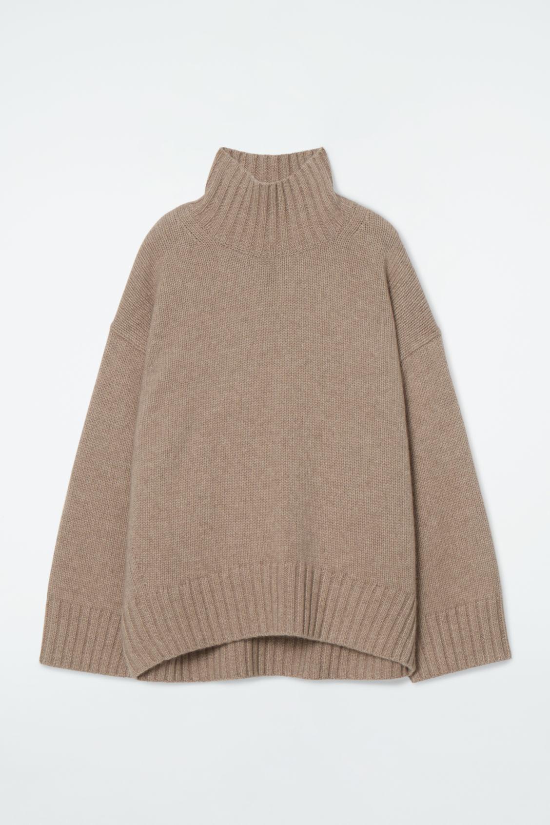 CHUNKY PURE CASHMERE TURTLENECK SWEATER Product Image