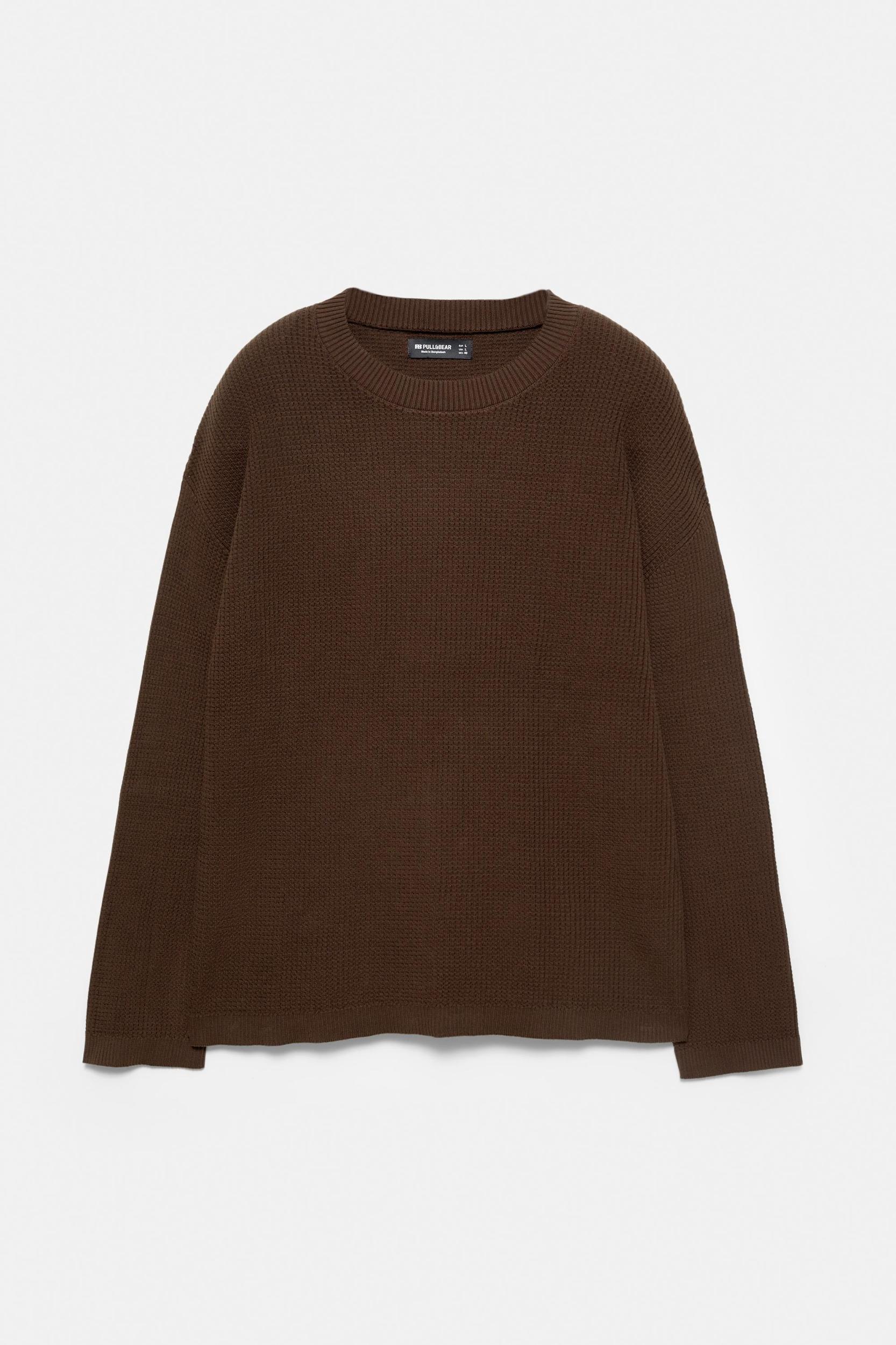 Waffle knit sweater Product Image