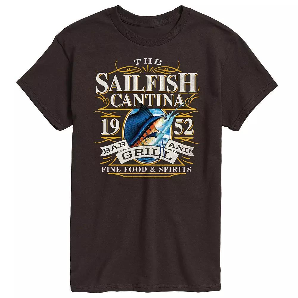 Big & Tall Sailfish Cantina Tee, Men's,  Product Image