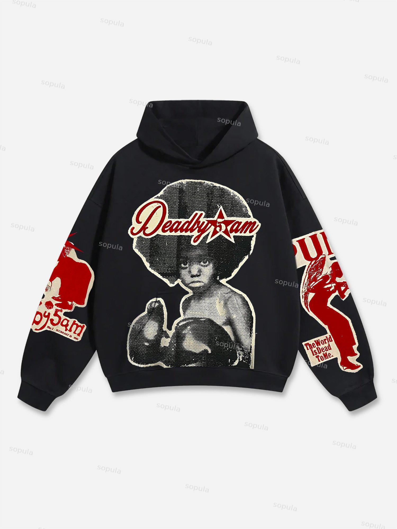 Sopula God With Us Graphic Hoodie Product Image