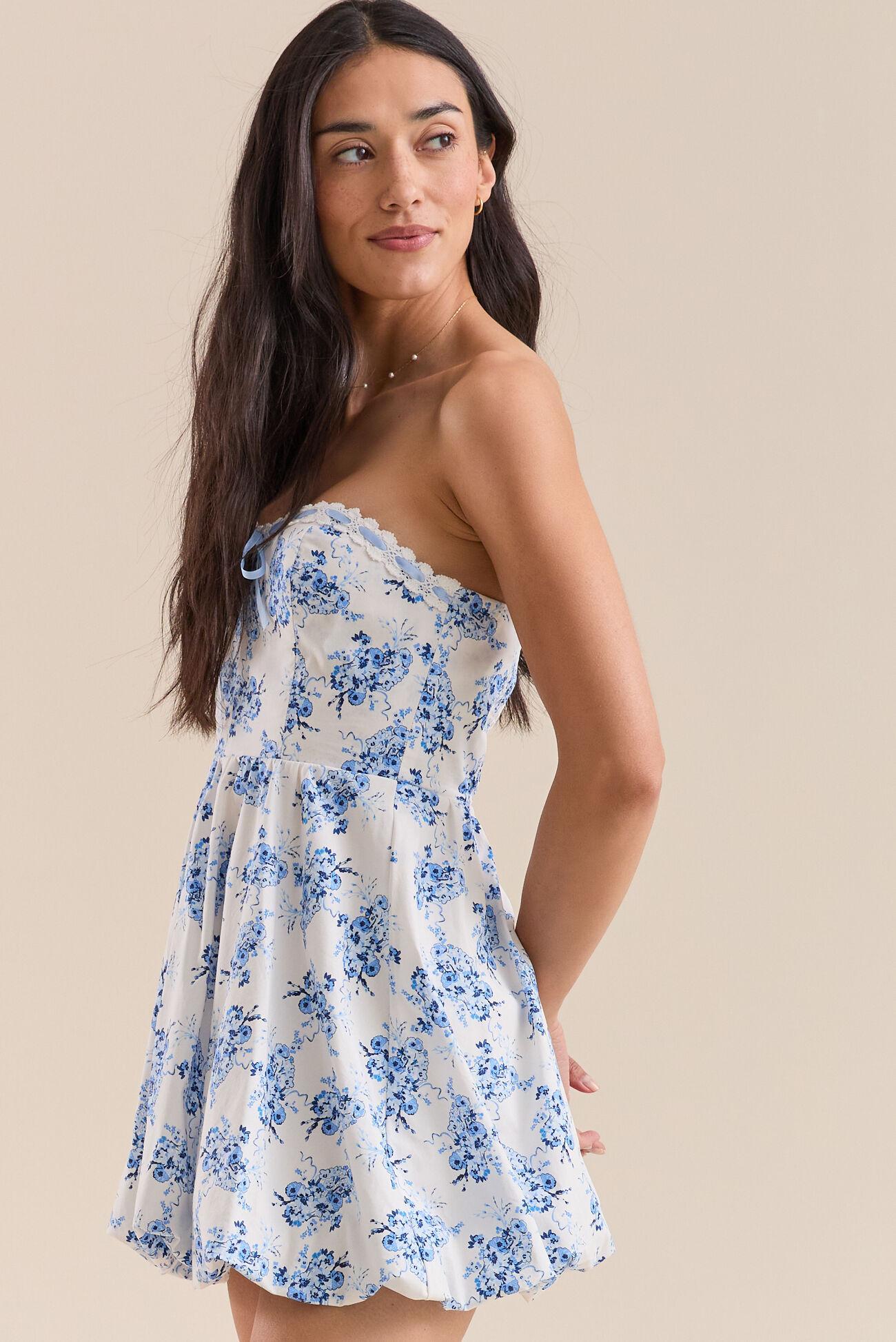 Lillian Floral Mini Dress Product Image