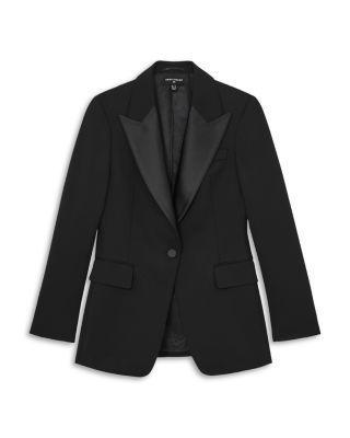 Single-Breasted Velvet Blazer Regular-Fit in Bordeaux Product Image