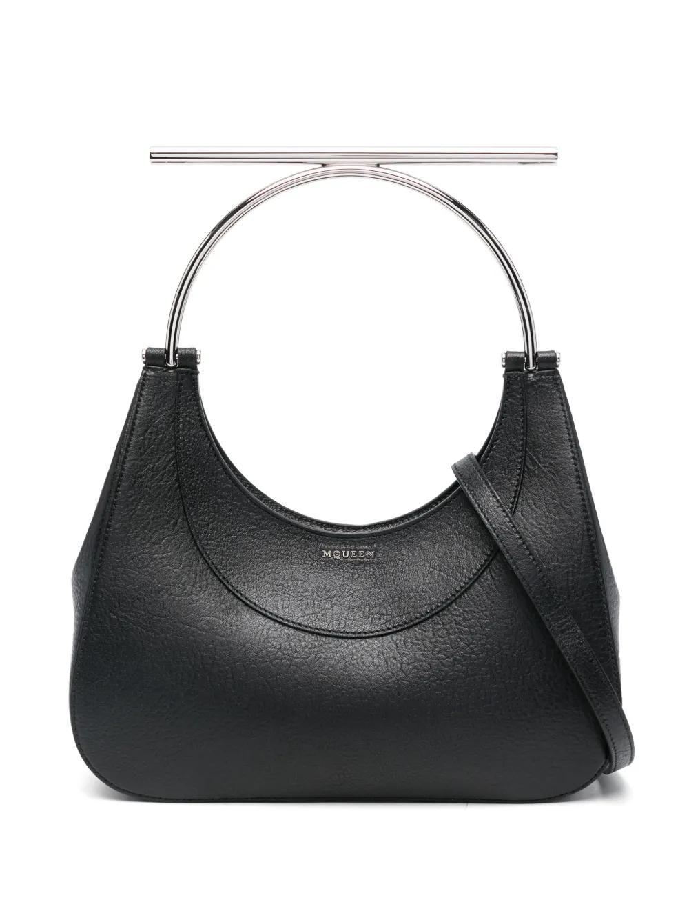 ALEXANDER MCQUEEN Cross-bar Tote Bag In Black Product Image