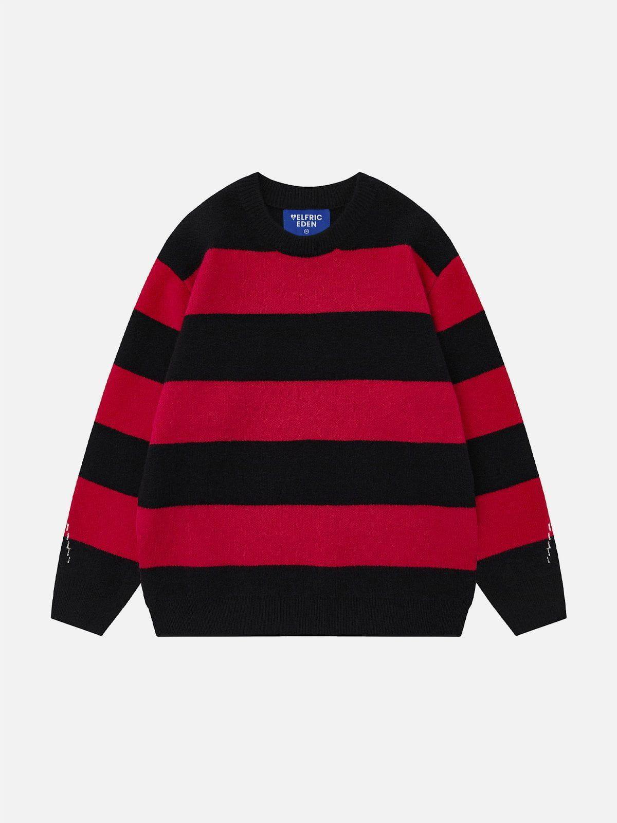 Aelfric Eden Jacquard Stripe Sweater Product Image