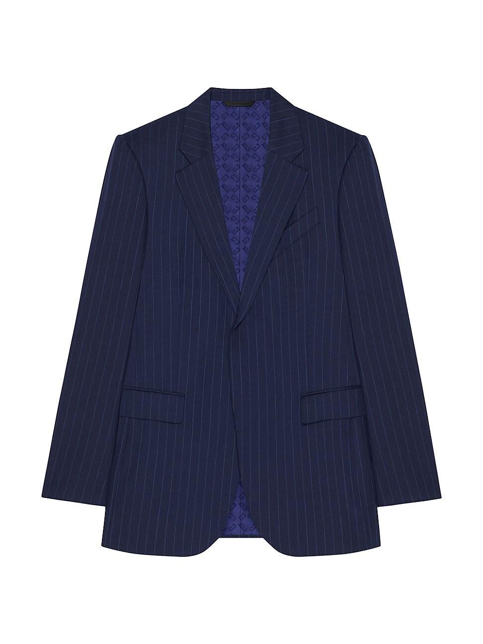 Mens Bold Stripe Wool Sport Coat Product Image