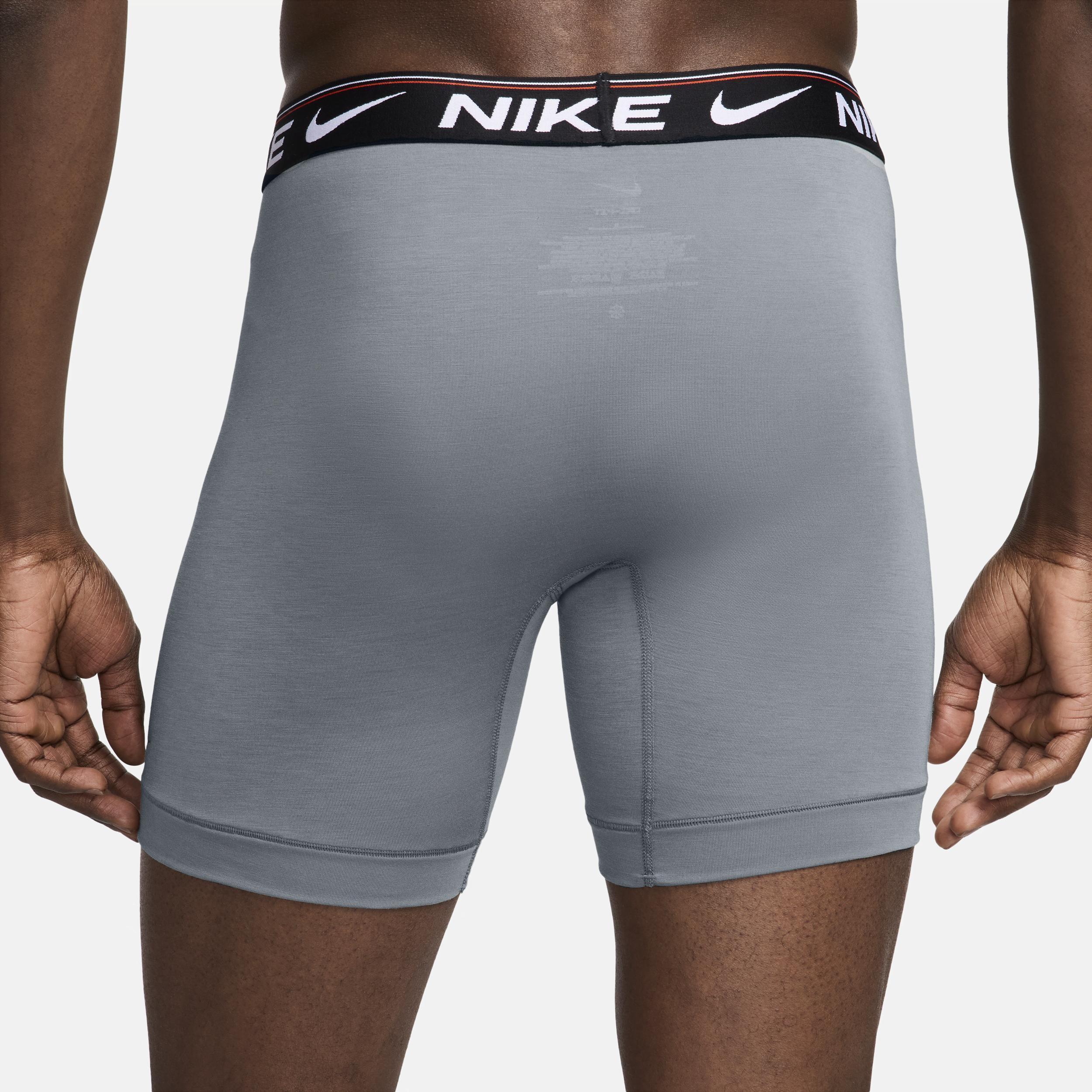 Nike Ultra Comfort Mens Dri-FIT Long Boxer Brief (3-Pack) Product Image