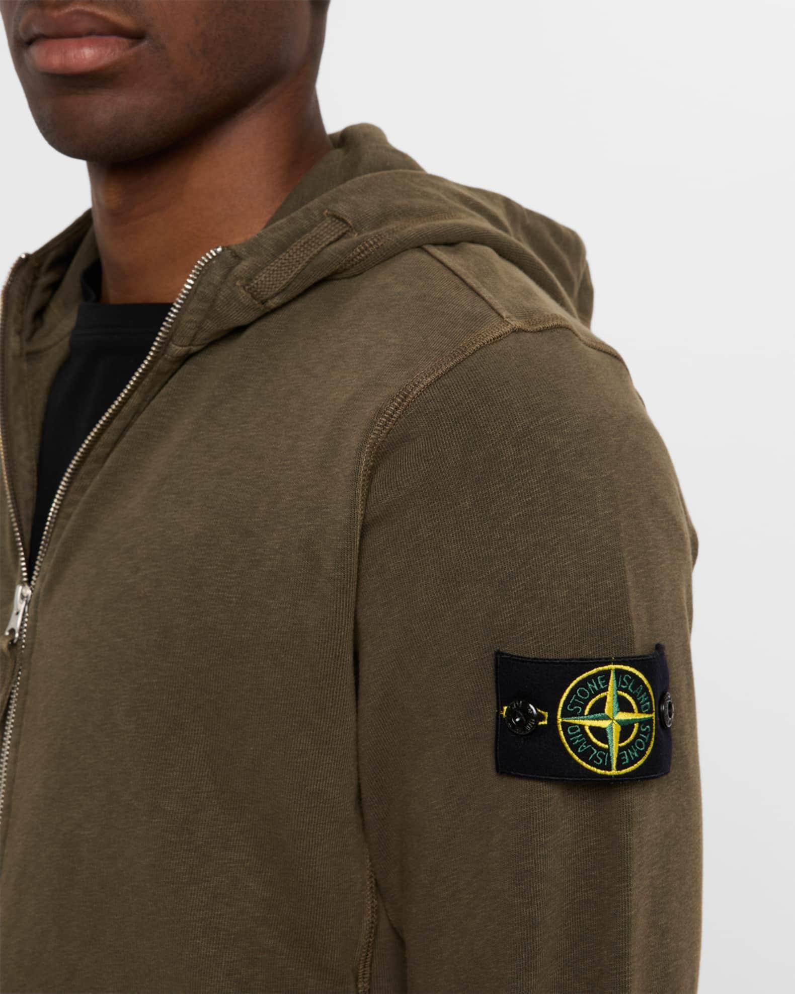 Men's Worn Fleece Zip Hoodie Product Image