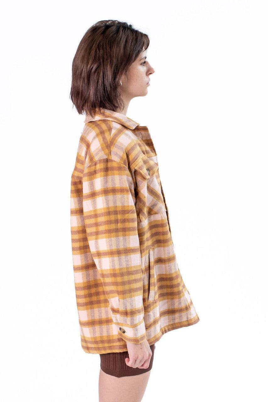 Clay Heavy Plaid Jacket Product Image