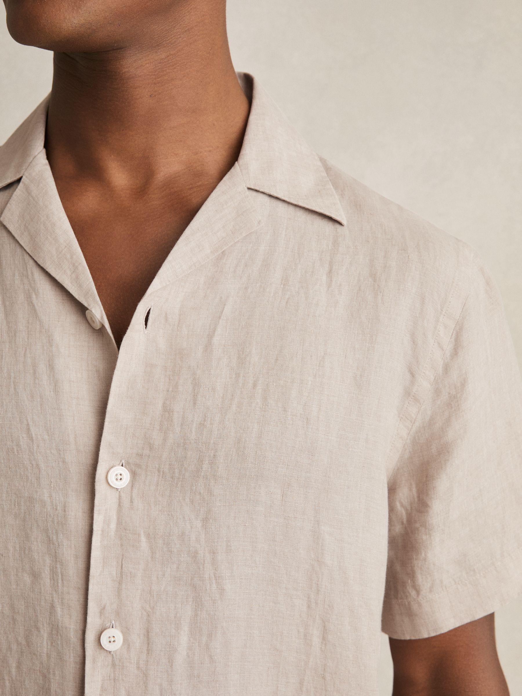 Cuban Collar Shirt in Mink Brown Product Image