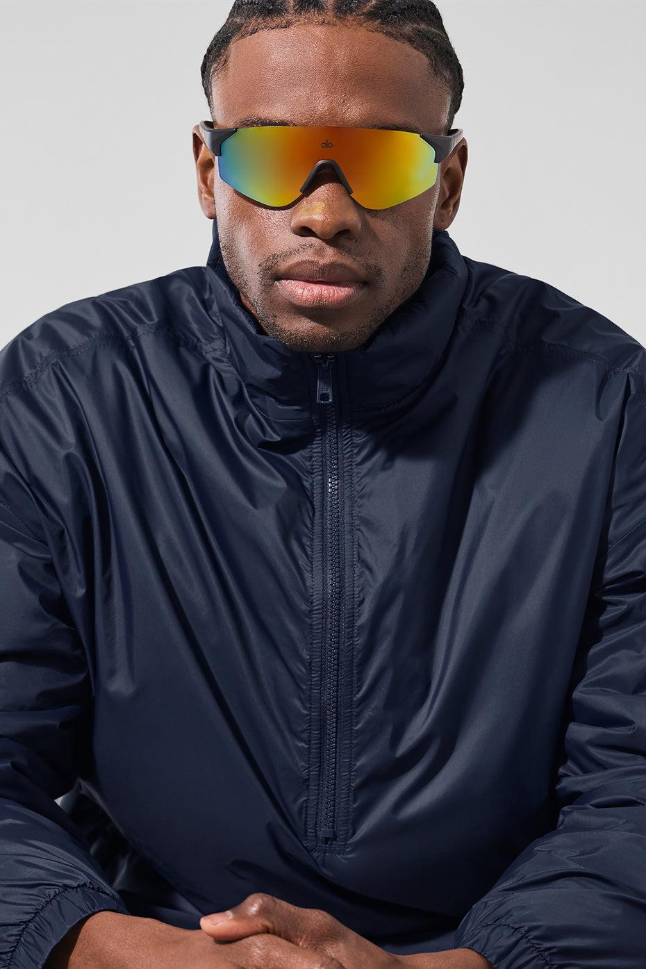 Latitude Light Weight 1/2 Zip Pullover Jacket - Navy Product Image