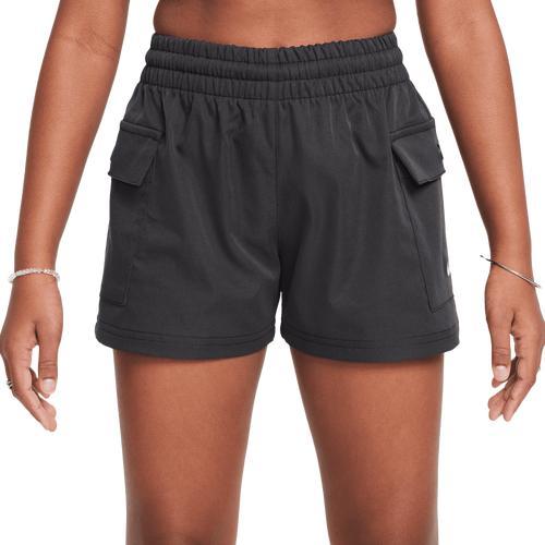 Unisex Nike Sportswear Girls Woven Cargo Shorts | HF8178-010 Product Image