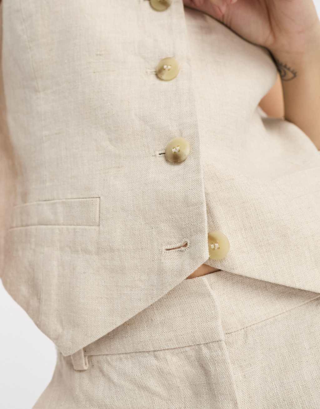 & Other Stories linen mix vest Product Image