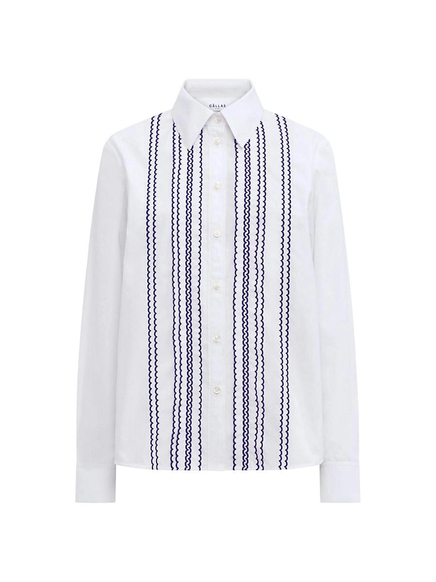 Womens Arletty Embroidered Shirt Product Image