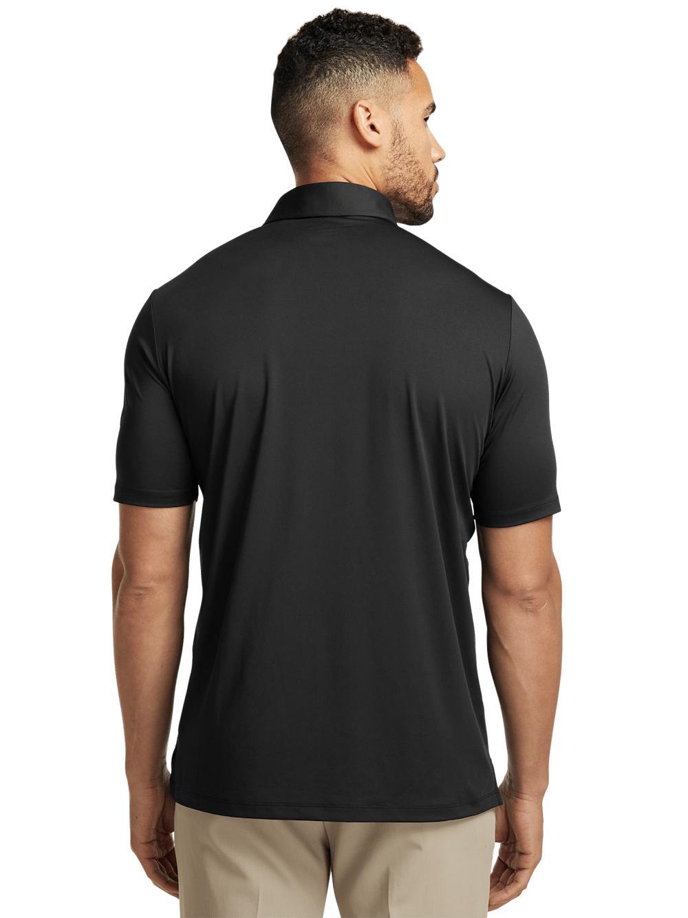Performance Blend Three Button Polo - Black Product Image