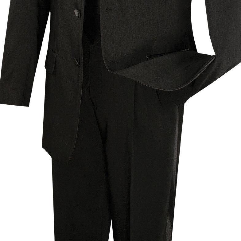 Ramses Collection - Double Breasted Suit 2 Piece Regular Fit in Black Product Image