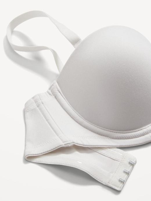 Low-Coverage Convertible Strapless Underwire Bra Product Image