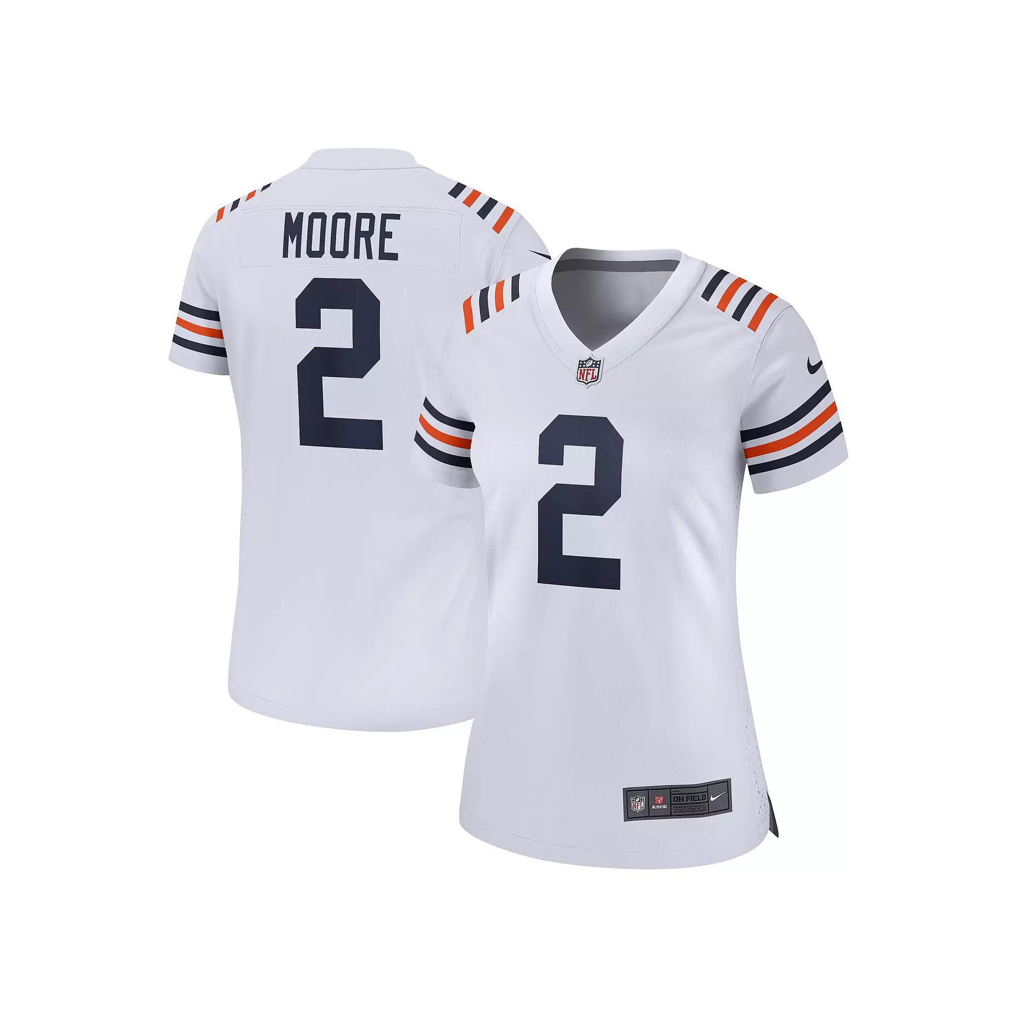 Women's Nike D.J. Moore White Chicago Bears Alternate Game Jersey,  Product Image