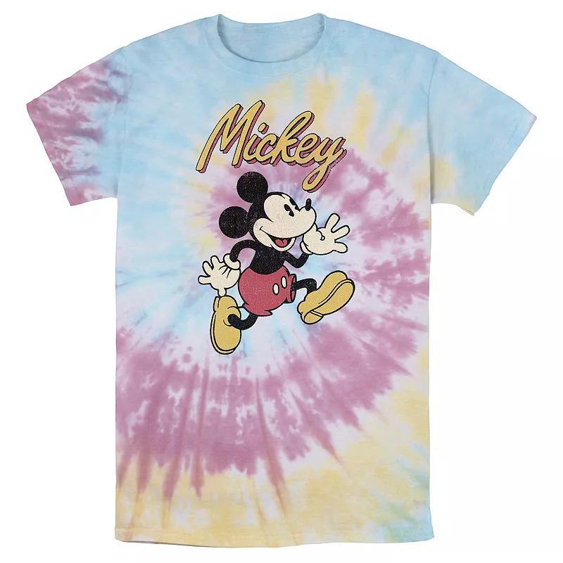 Men's Disney Mickey And Friends Mickey Classic Run Portrait Wash Tee,  Product Image