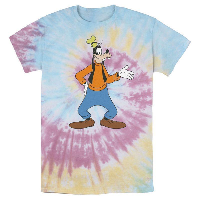 Men's Disney Goofy Traditional Pose Wash Tee, Size: Small, Black Grey Product Image