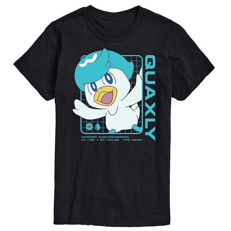 Mens Pokemon Quaxly Stats Graphic Tee Product Image