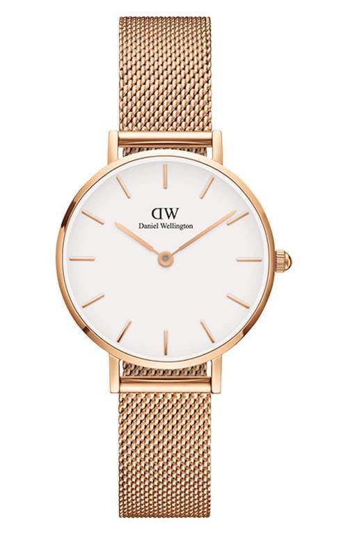 Daniel Wellington Womens Petite Evergold Gold-Tone Stainless Steel Watch 28mm Product Image