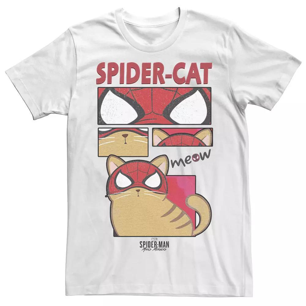 Men's Marvel Spider-Cat Comic Pane Tee,  Product Image