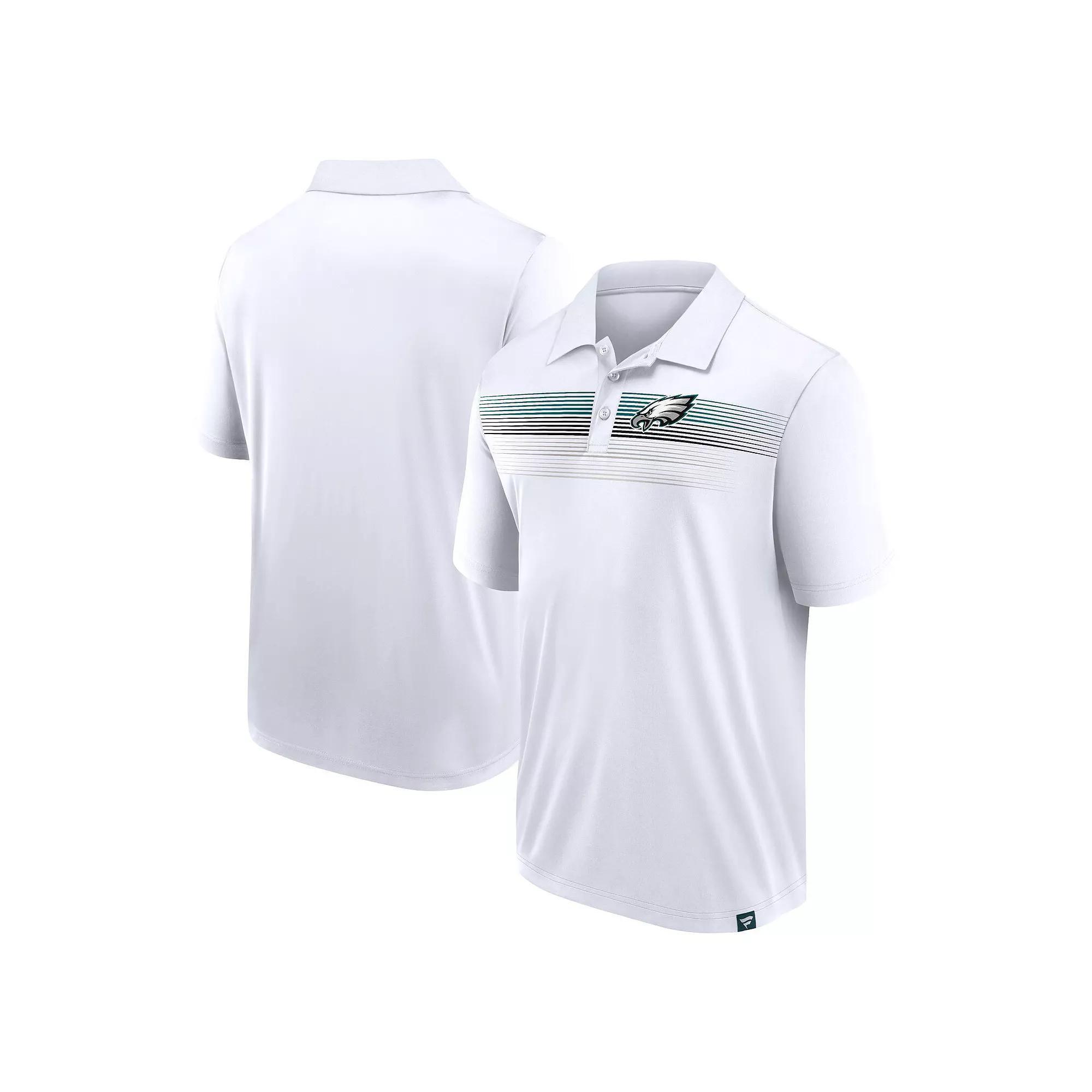Men's Fanatics White Philadelphia Eagles Big & Tall Sublimated Polo,  Product Image