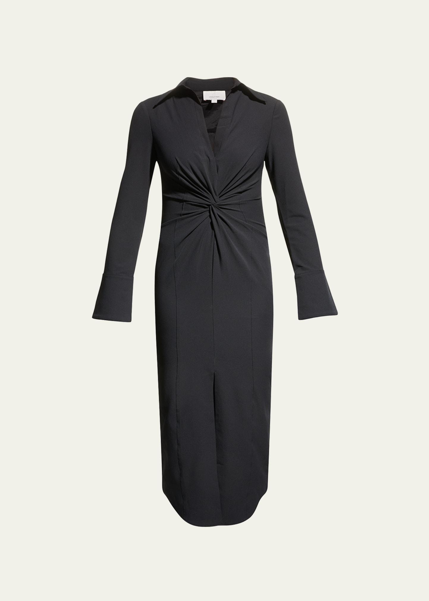 Mckenna Collared Midi Dress Product Image