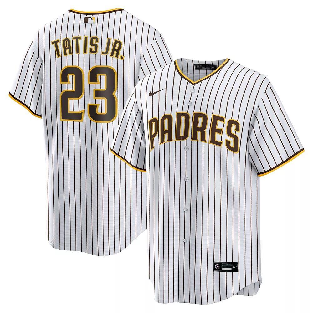Men's Nike Fernando Tatis Jr. White San Diego Padres Home Replica Player Jersey, Size: Medium Product Image